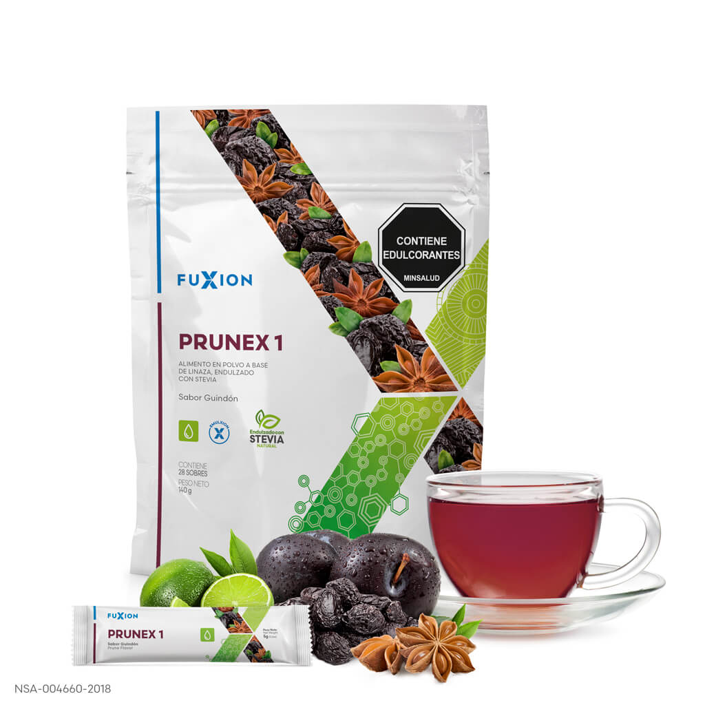 Prunex 1 Fuxion - Doypack 28 sobres sabor Guindón