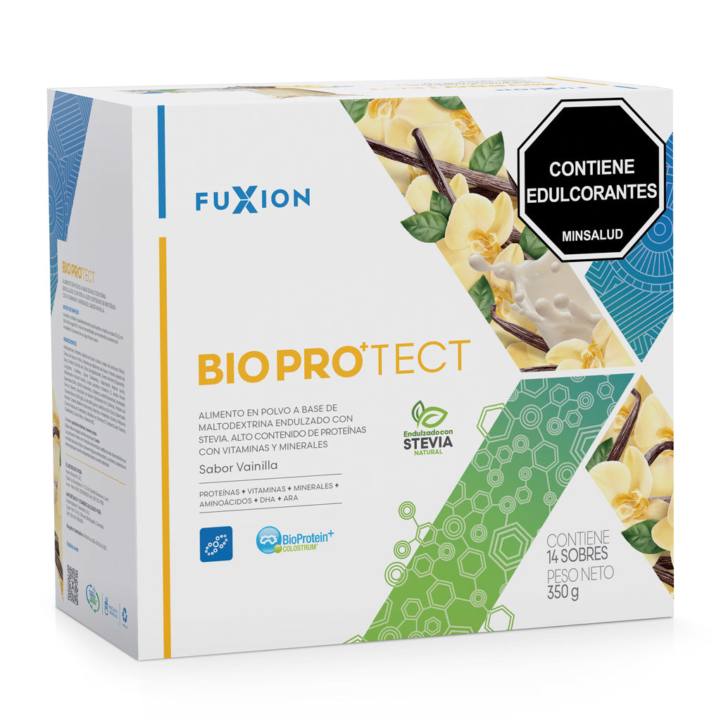 Biopro+ Fuxion - Caja 14 sobres sabor vainilla
