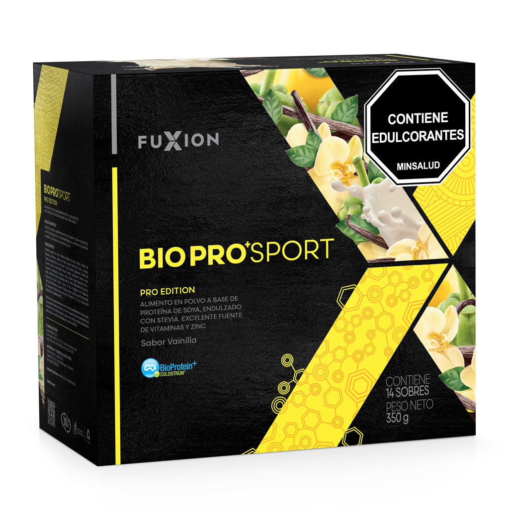 BioPro+ Sport Pro Edition Fuxion caja 14 sobres sabor Vainilla