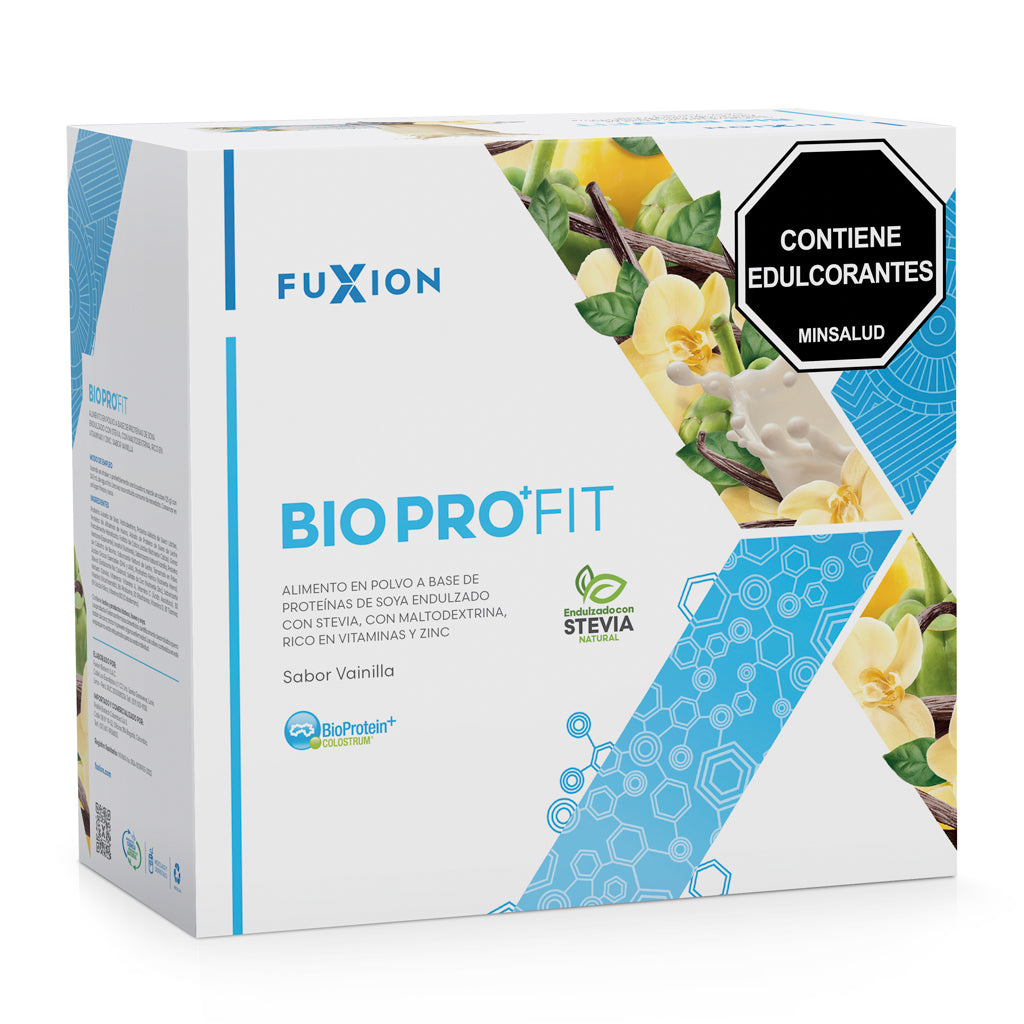 Biopro+ Fit Fuxion - Caja 14 sobres sabor Vainilla