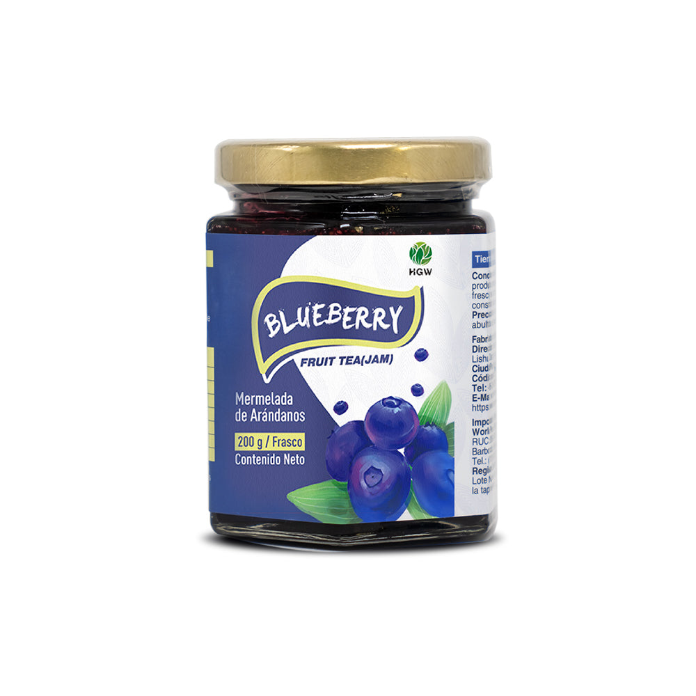 Blueberry Fruit Tea Jam HGW - Mermelada de Arándanos