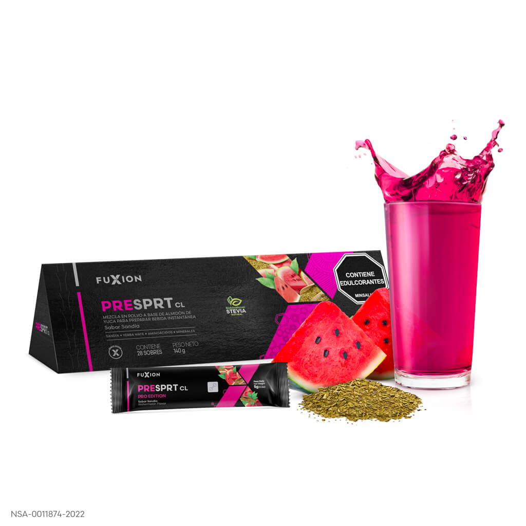 PreSprt CL Fuxion caja 28 sobres sabor Sandía