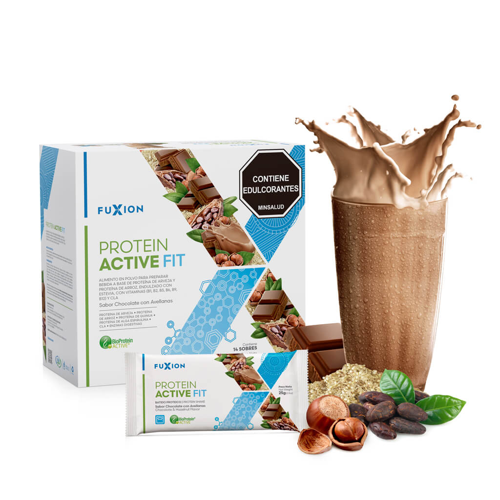 Protein Active Fit Chocolate con Avellanas - Fuxion