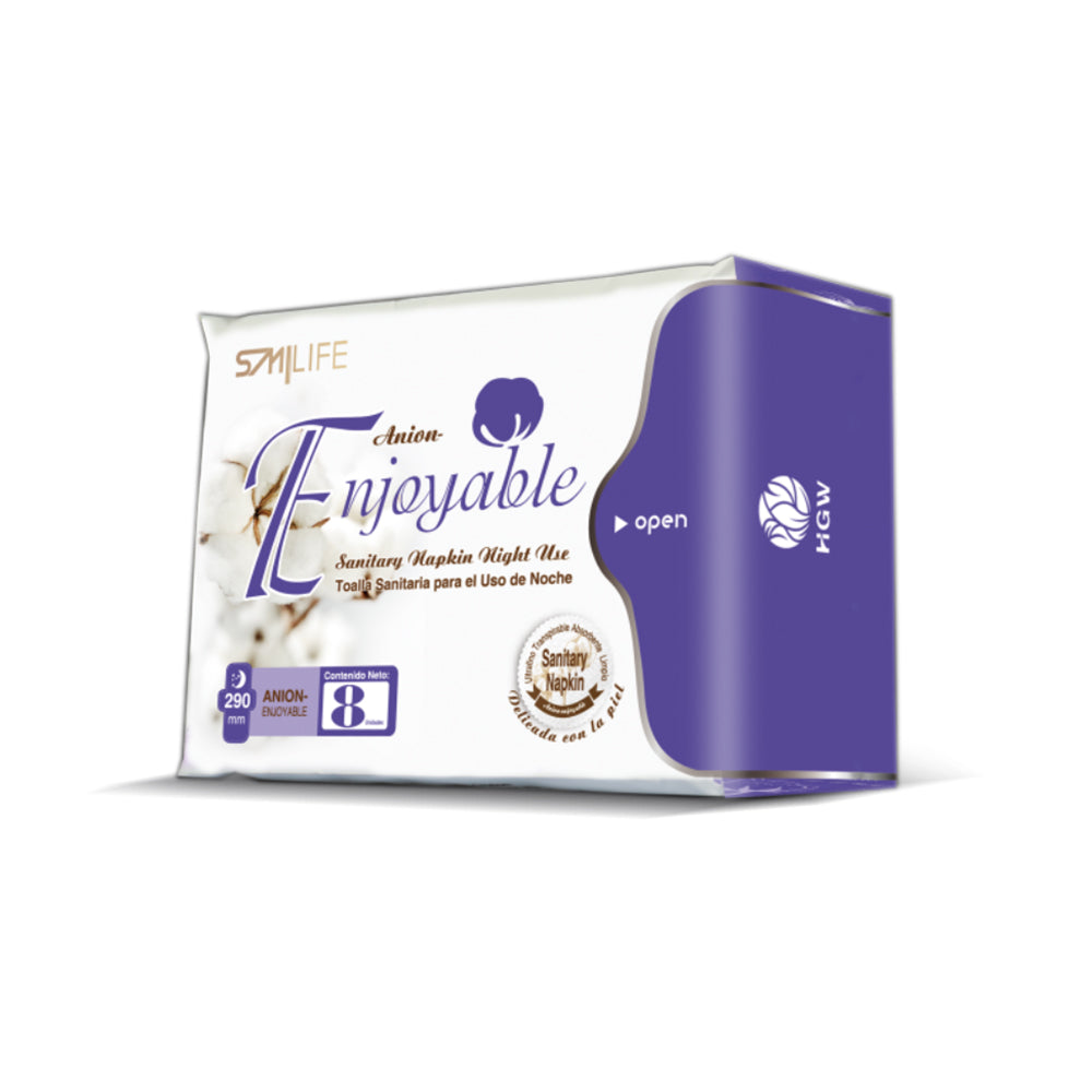 Smilife Anion Enjoyable HGW - Toalla Sanitaria Noche