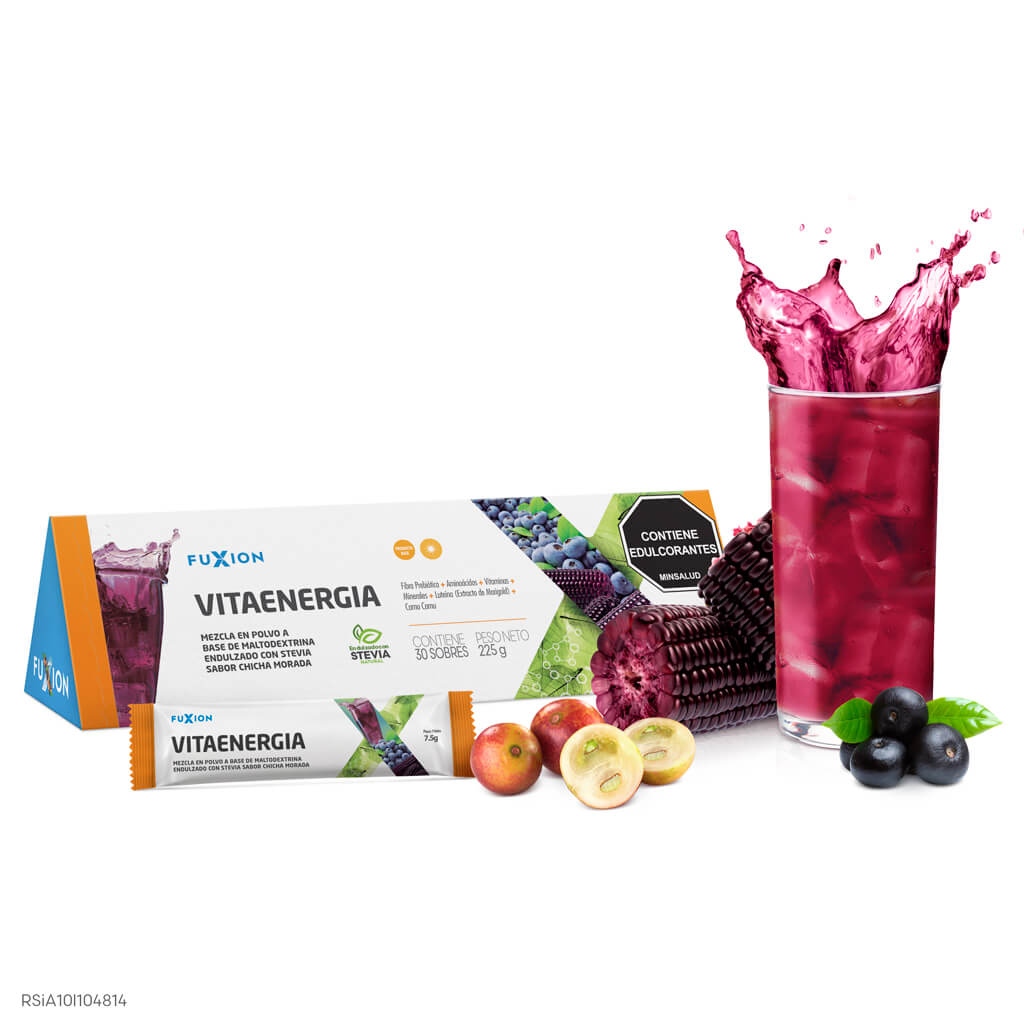 Vitaenergia Fuxion - Caja 30 sobres sabor Chicha Morada